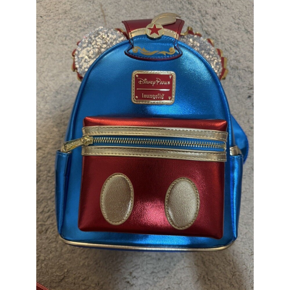 Disney Loungefly 50th Main Attraction Dumbo Elephant Mini Backpack Rare Lr NWT